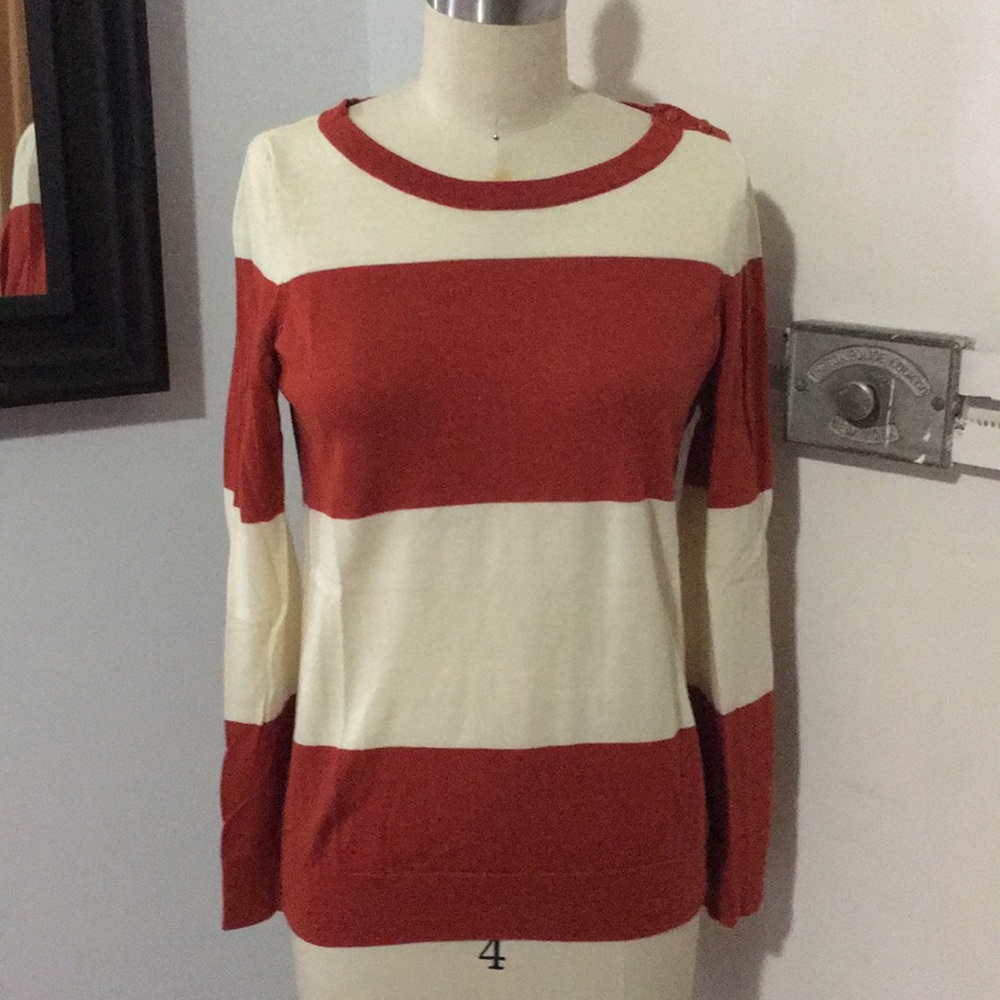 Banana Republic rugby stripe sweater